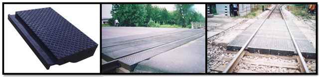 Rubber Level Crossing Panel