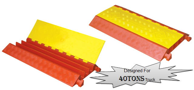 PU 3-Channel Cable Protector