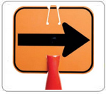 Traffic Cone Sign