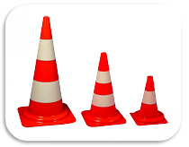 European Orange Base Traffic Cone